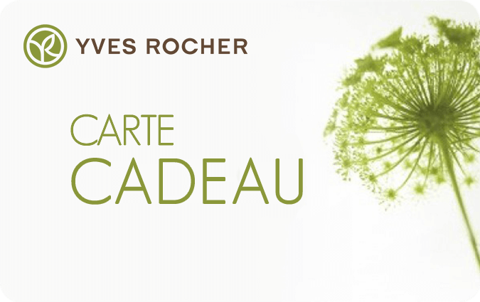 Carte cadeau Yves Rocher