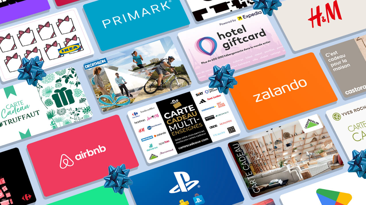 Toutes les cartes cadeaux