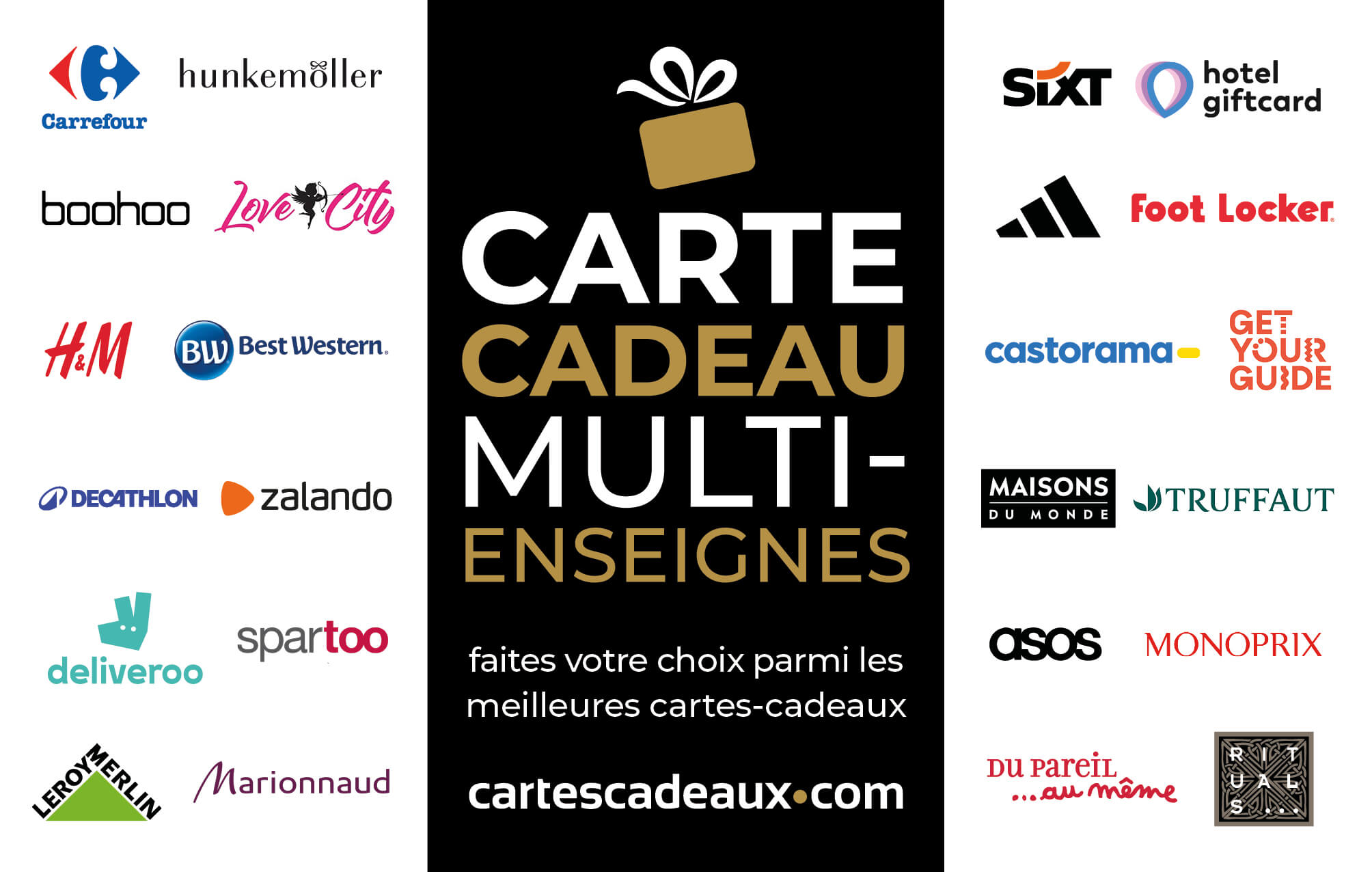 Carte cadeau Multi-Enseignes